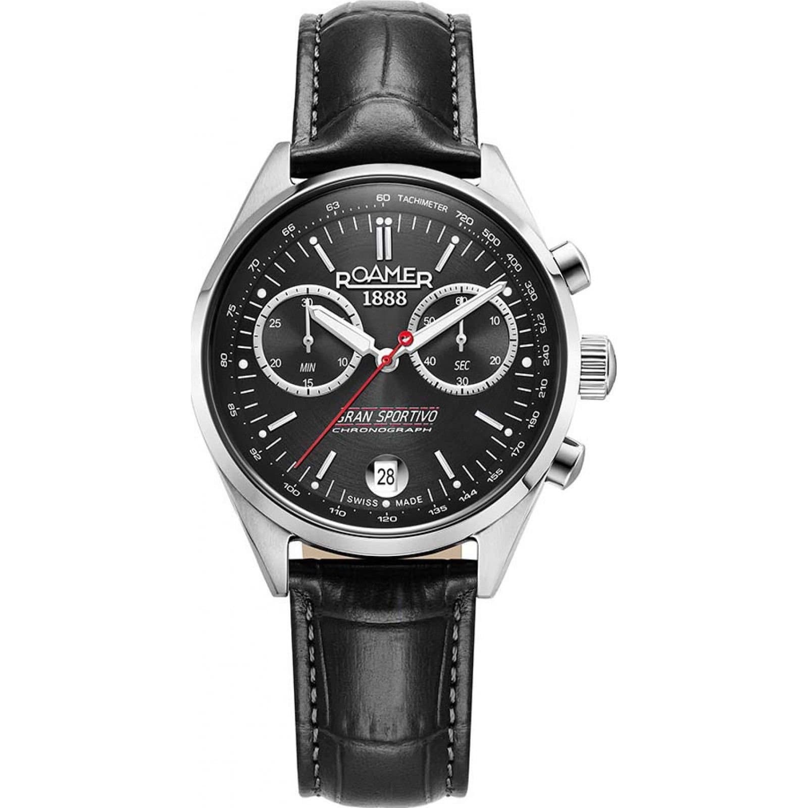 Roamer Roamer Men's 978818-41-85-20 Gran Sportivo 42mm Quartz Watch in Silver
