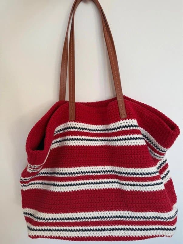ASOS Asos knitted tote bag/beach bag