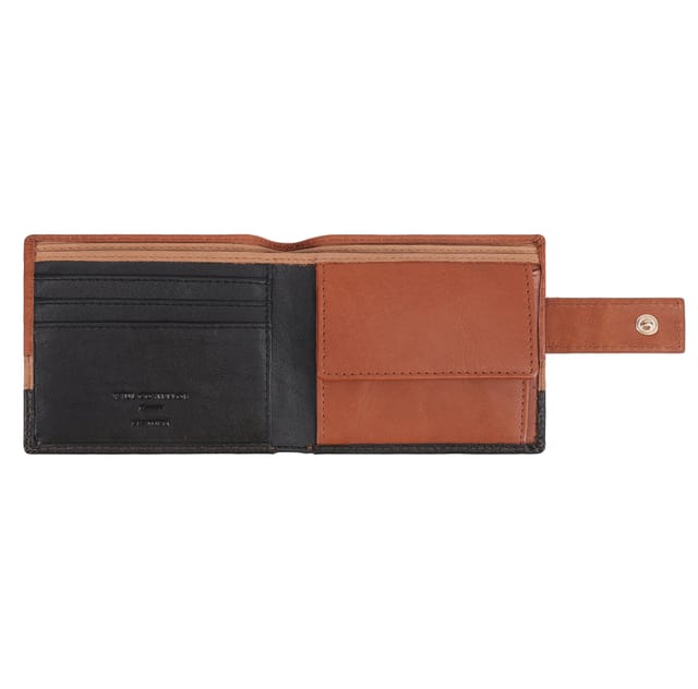 Paul Costelloe Paul Costelloe Men's Perry Leather Wallet in Brown - 2