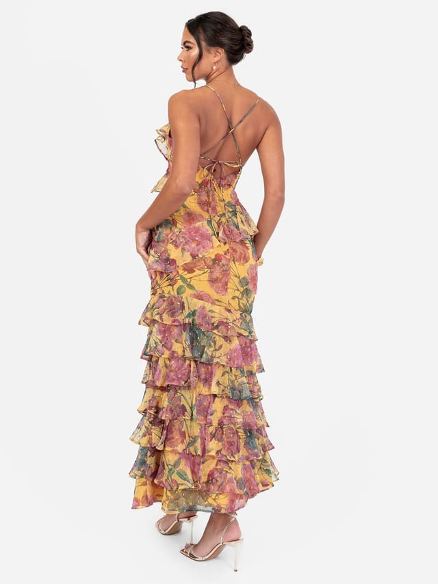 Anaya with Love Anaya with Love Women's Floral Strappy Maxi Dress - 3