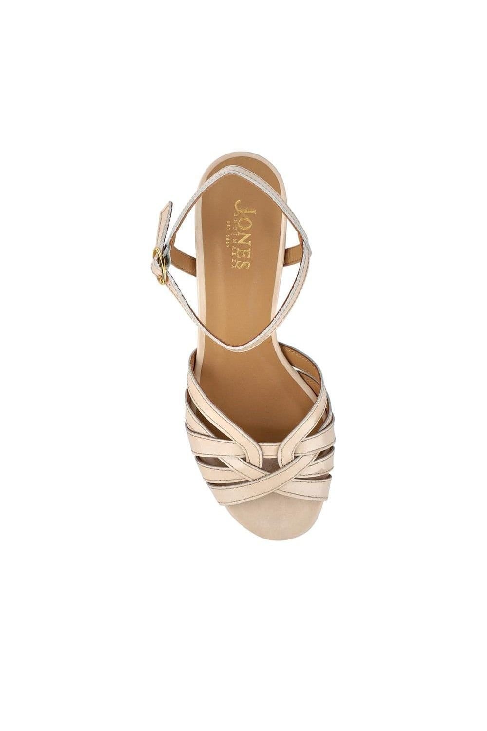 Jones Bootmaker Jones Bootmaker Women's Gwynn Leather High Heels in Cream - 4
