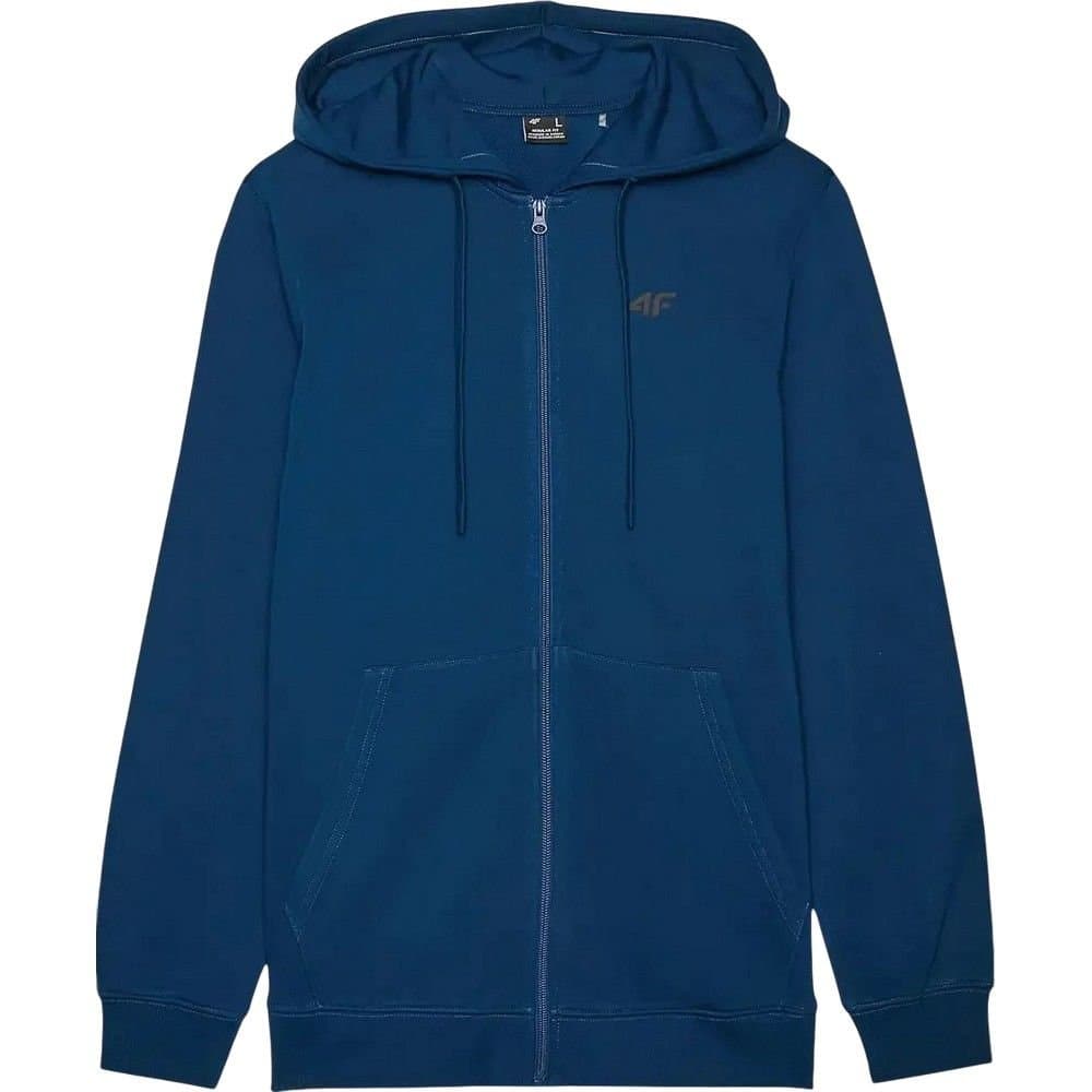 4F 4F Men's WMM00TSWSM1768 Full Zip Hoodie in Light Blue