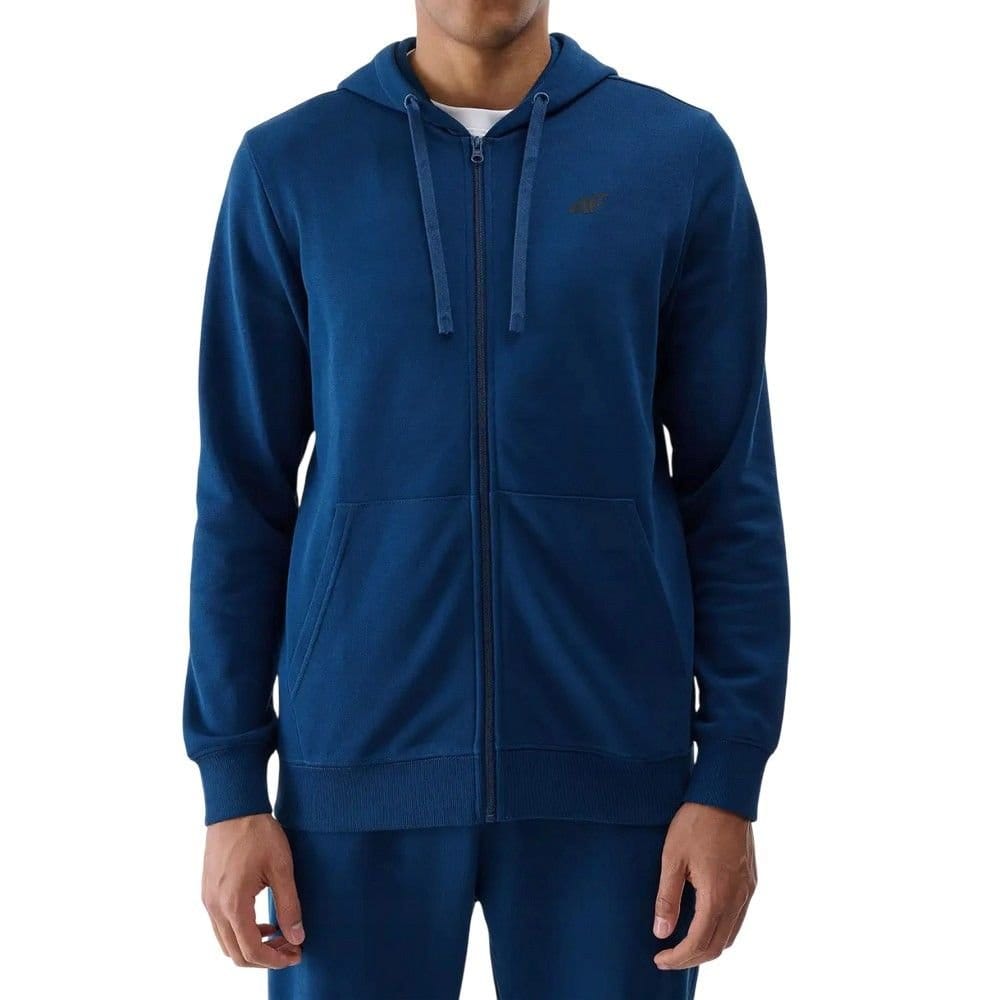4F 4F Men's WMM00TSWSM1768 Full Zip Hoodie in Light Blue - 4