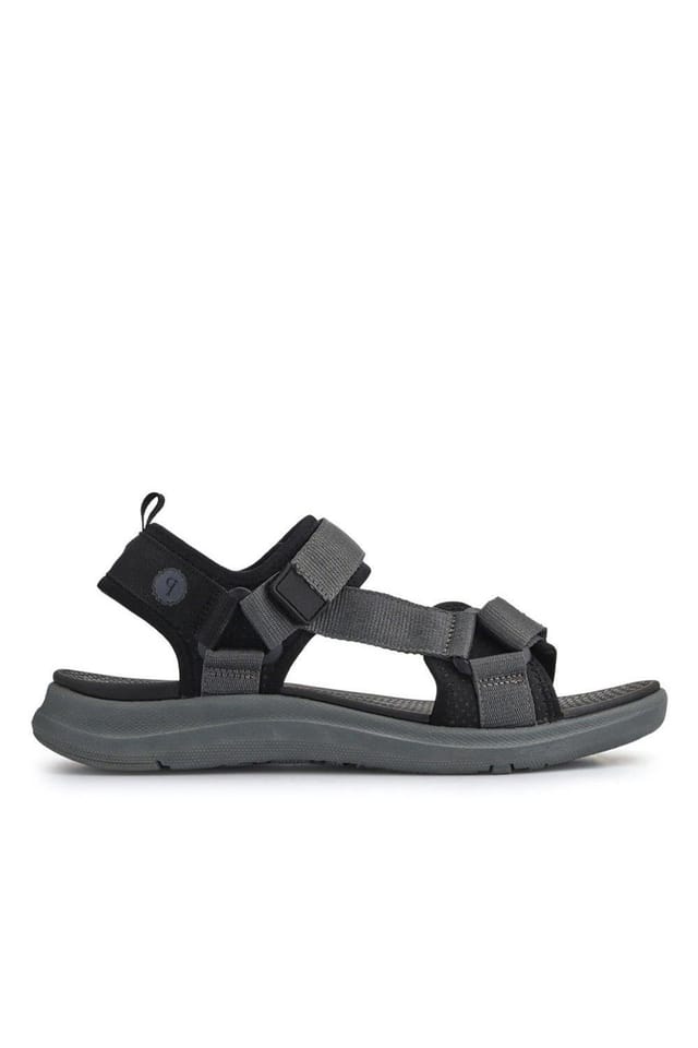 Pavers Pavers Men's Touch-Fastening Casual Sandals in Grey - 2