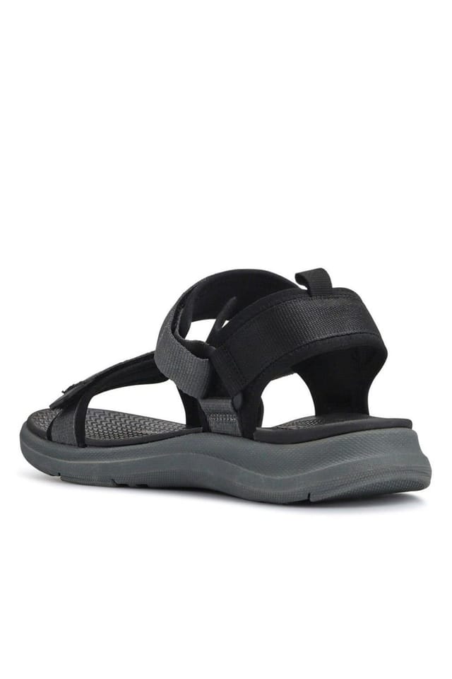 Pavers Pavers Men's Touch-Fastening Casual Sandals in Grey - 3
