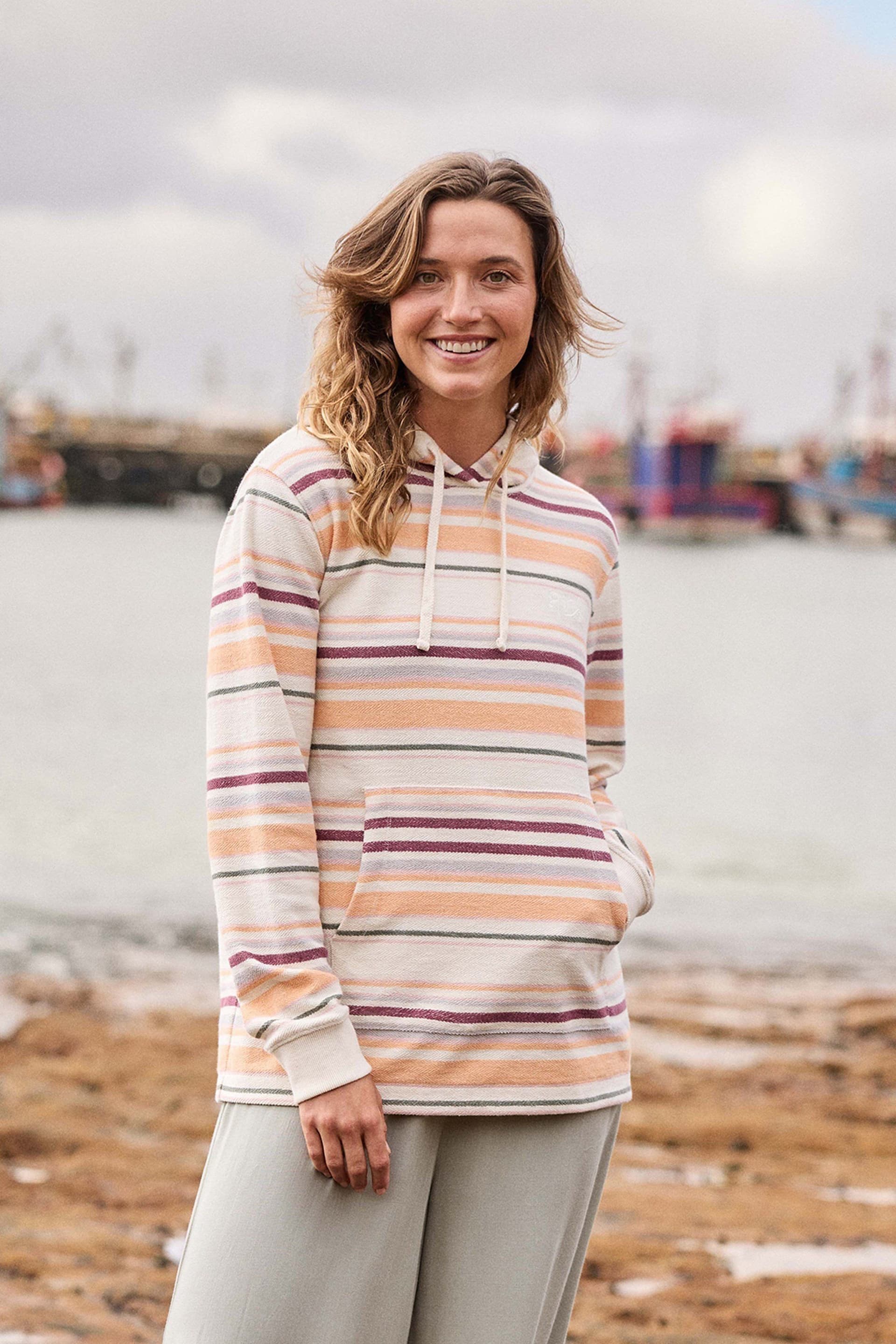 Animal Animal Women's 'Lila' Cotton Beach Hoodie Casual Adjustable Lightweight Sweatshirt in Light Pink