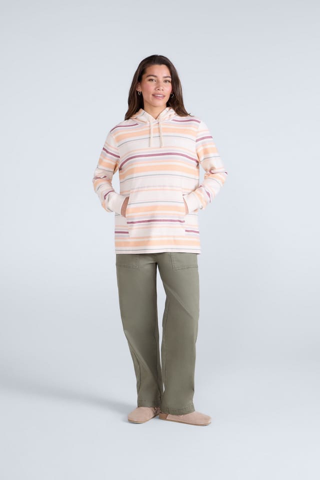 Animal Animal Women's 'Lila' Cotton Beach Hoodie Casual Adjustable Lightweight Sweatshirt in Light Pink - 3