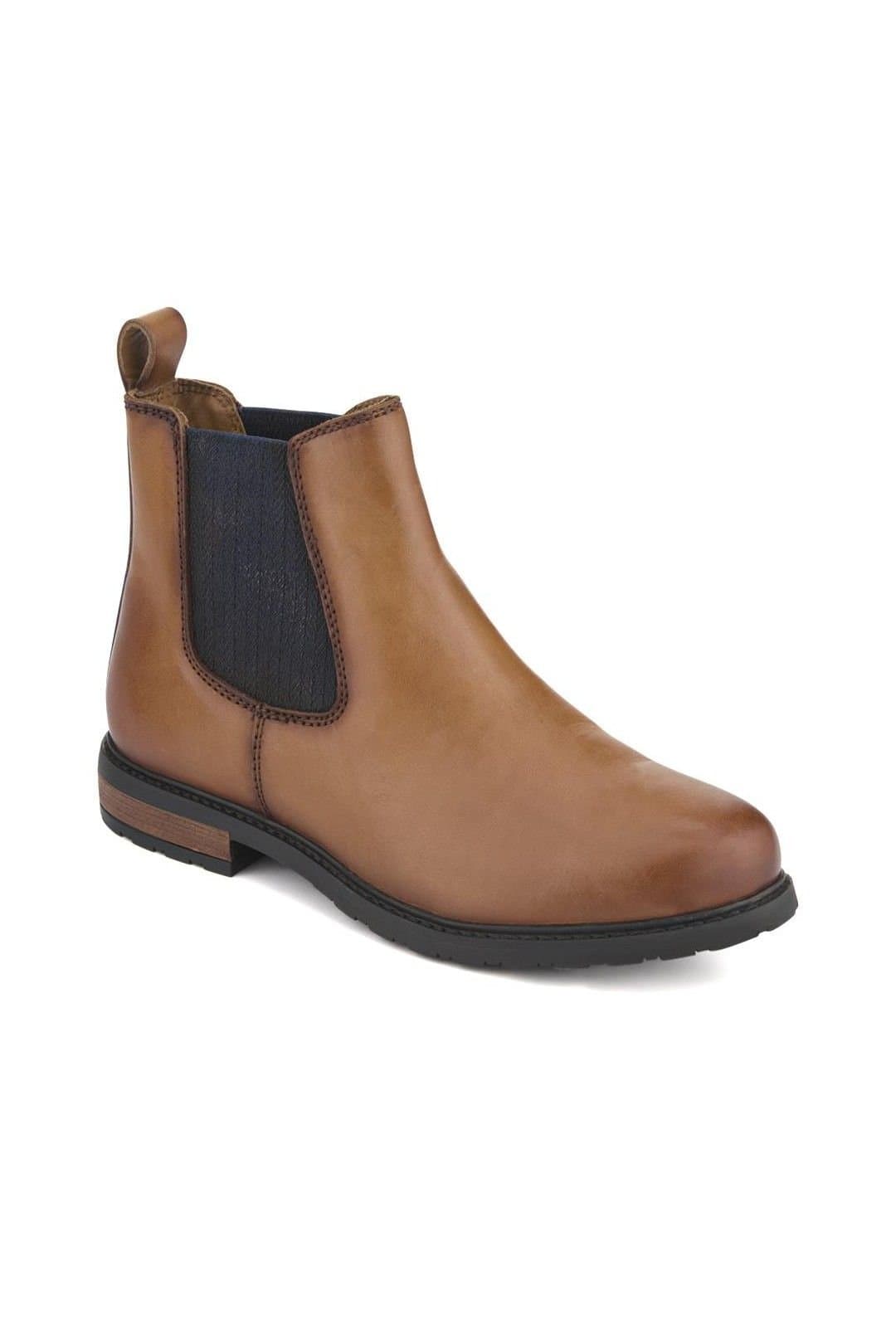 Jones Bootmaker Jones Bootmaker Women's Mayah Leather Chelsea Boots in Tan