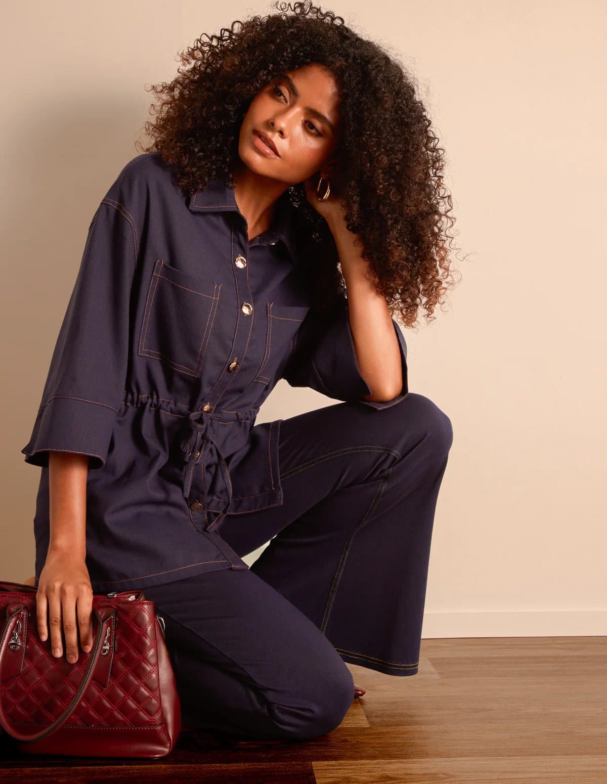 Blue Vanilla Denim Shirt Jacket