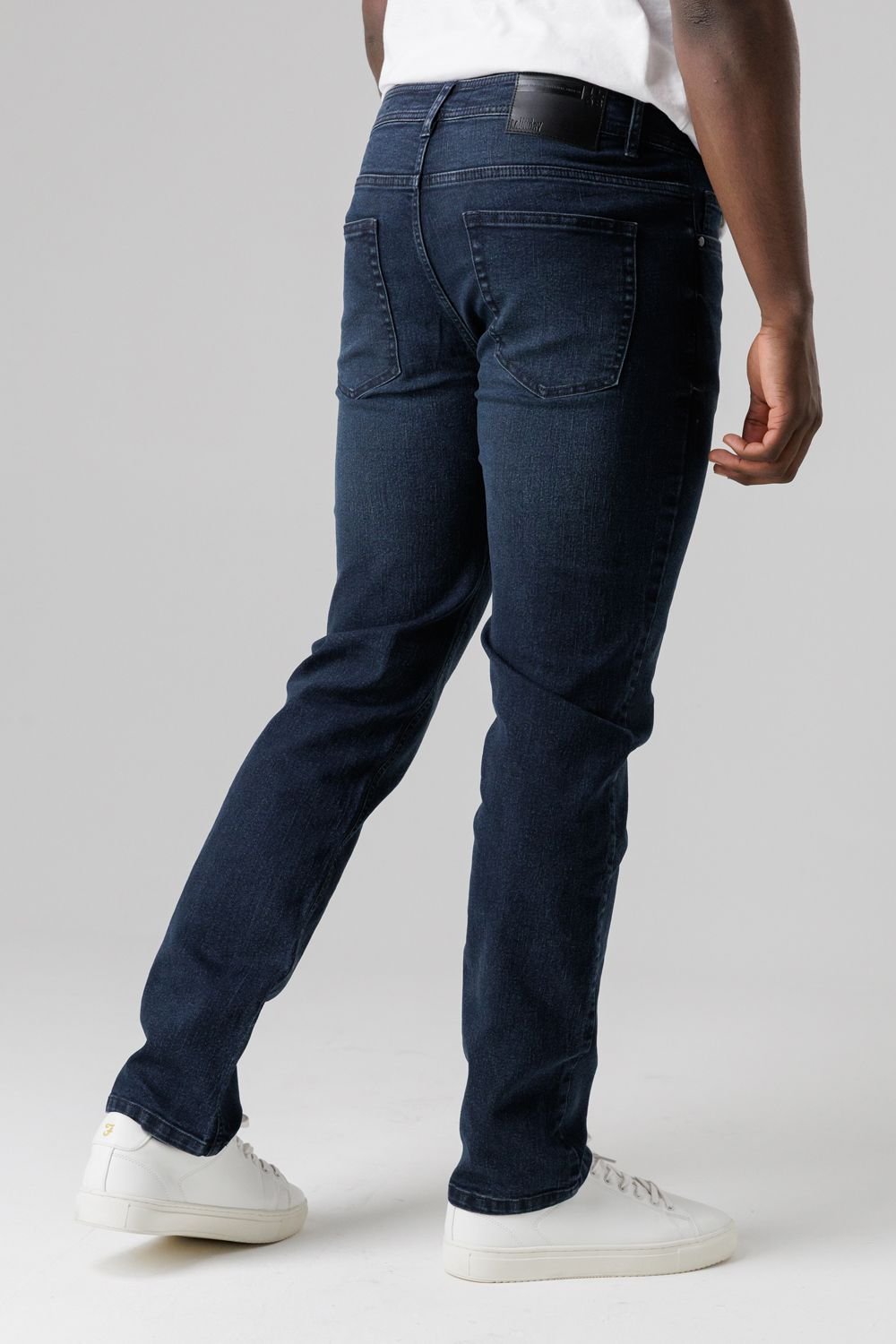 Tokyo Laundry Tokyo Laundry Men's Straight Fit Cotton Blend Jeans in Dark Blue - 2