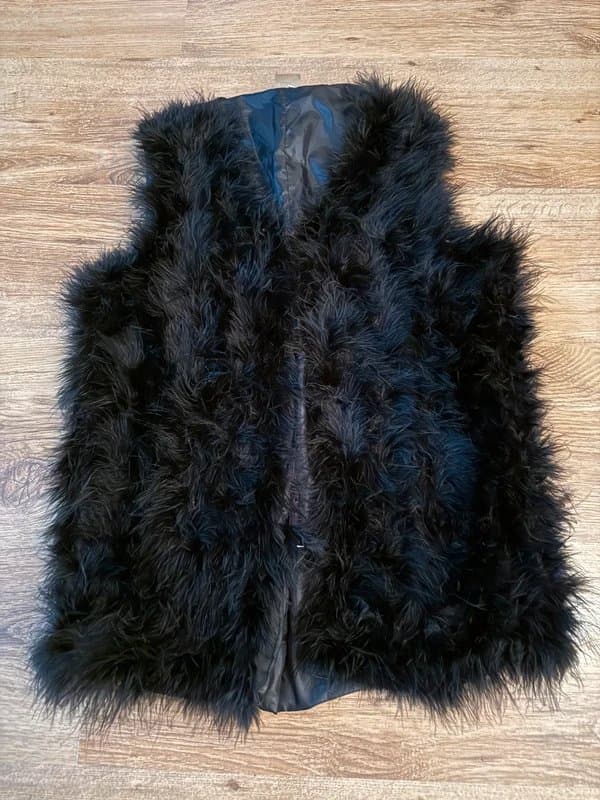 Never Fully Dressed Never Fully Dressed feather waistcoat medium