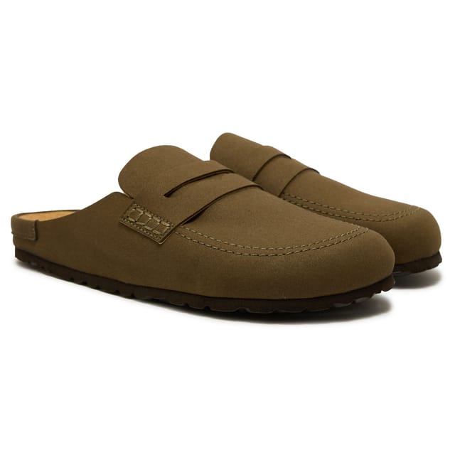 V.GAN V.GAN Men's Root Comfort Footbed Shoes in Green - 2