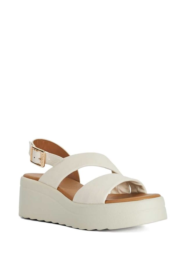 Dune London Dune London Women's 'Karing' Leather Wedges in White - 2