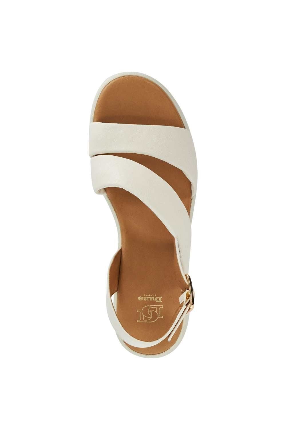 Dune London Dune London Women's 'Karing' Leather Wedges in White - 4