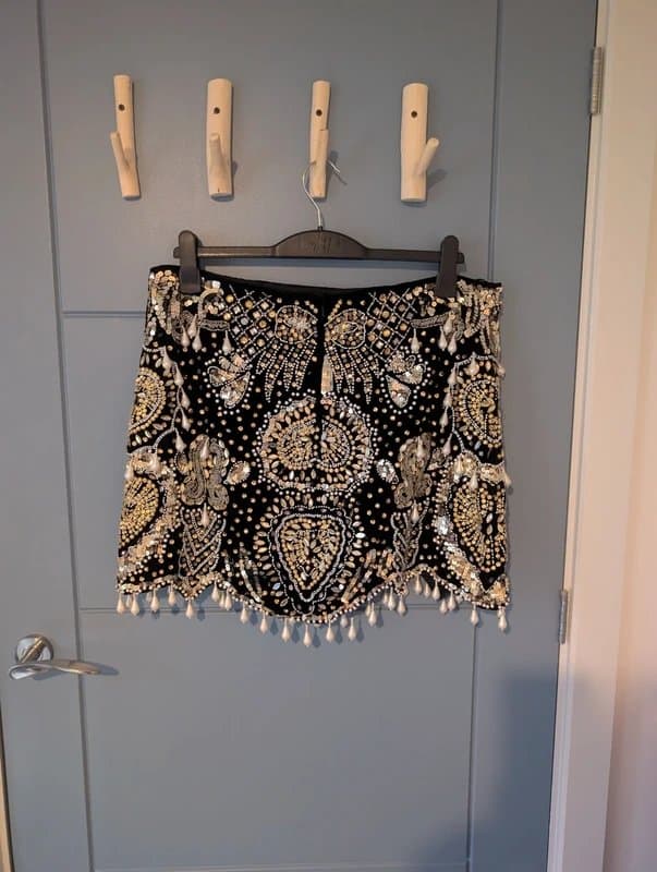 ASOS Embellished sequin festival skirt