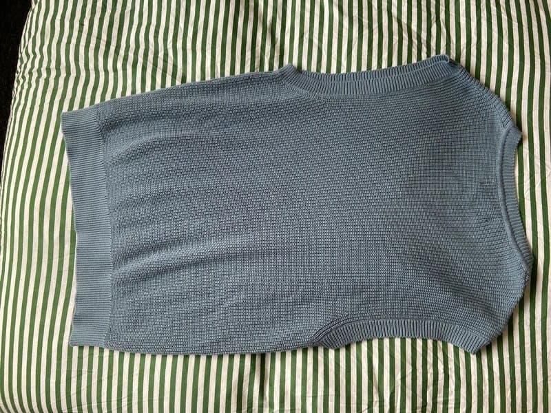Bershka Bershka Knit Sweater Vest – Blue