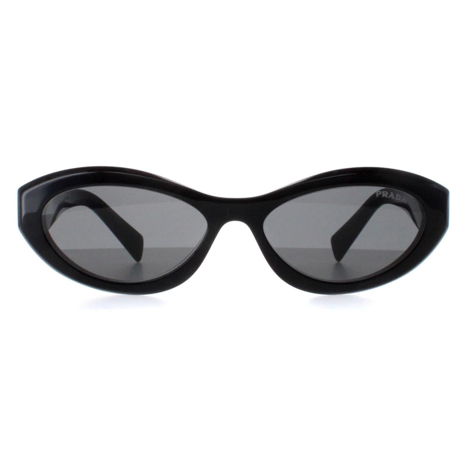 Prada Prada Women's Oval Black Dark Grey PR26ZS