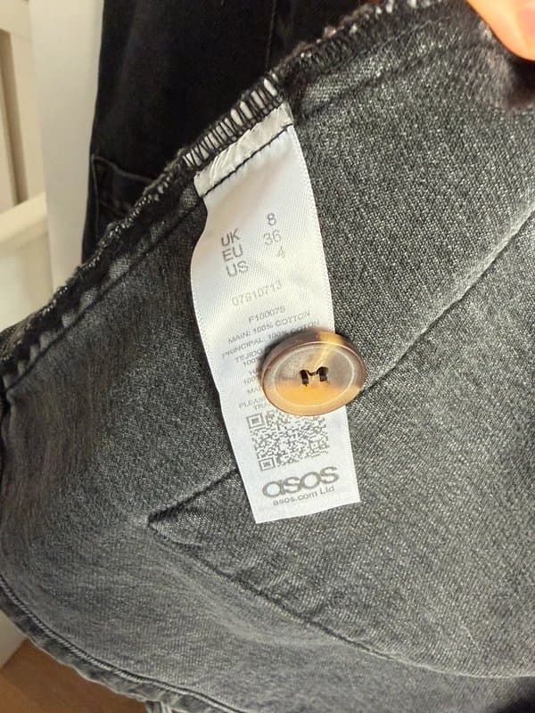 ASOS ASOS Denim Pinafore