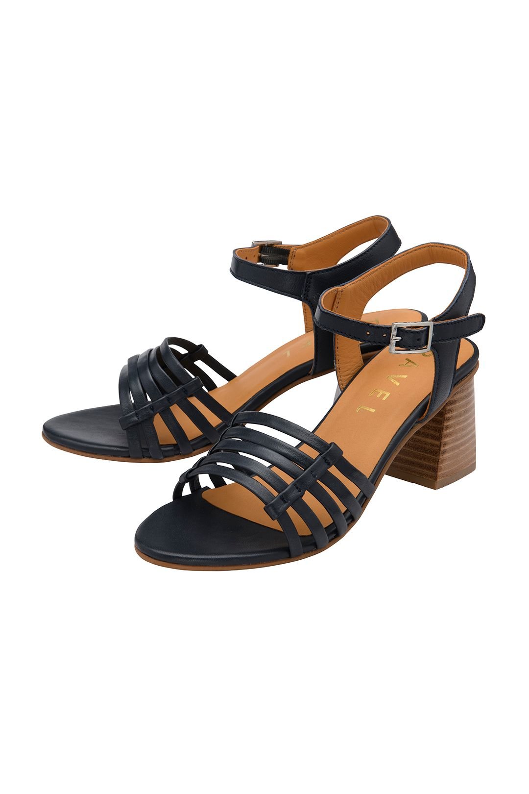 Ravel Ravel Women's 'Kiplin' Leather Block-Heel Sandals in Navy - 2