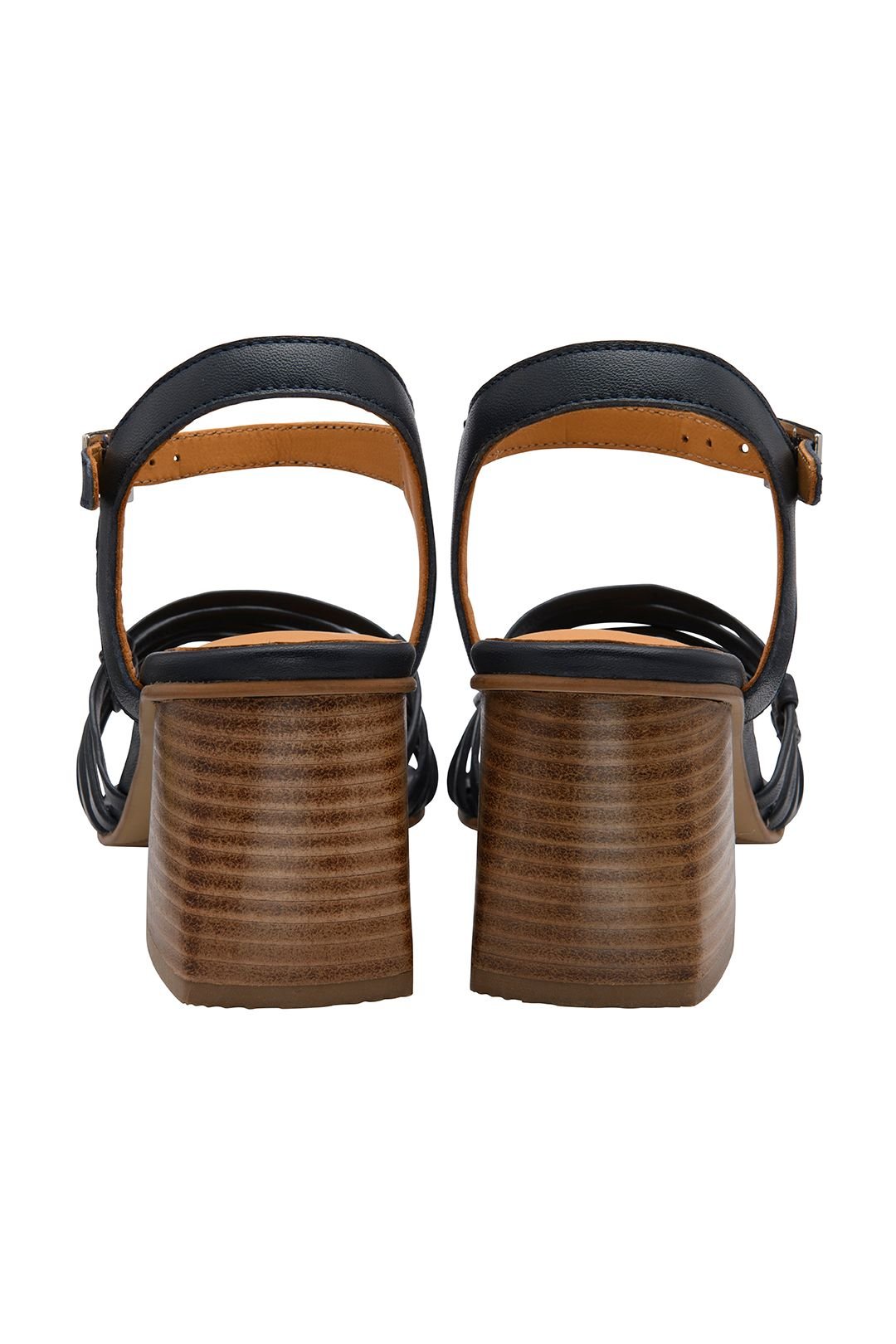 Ravel Ravel Women's 'Kiplin' Leather Block-Heel Sandals in Navy - 3