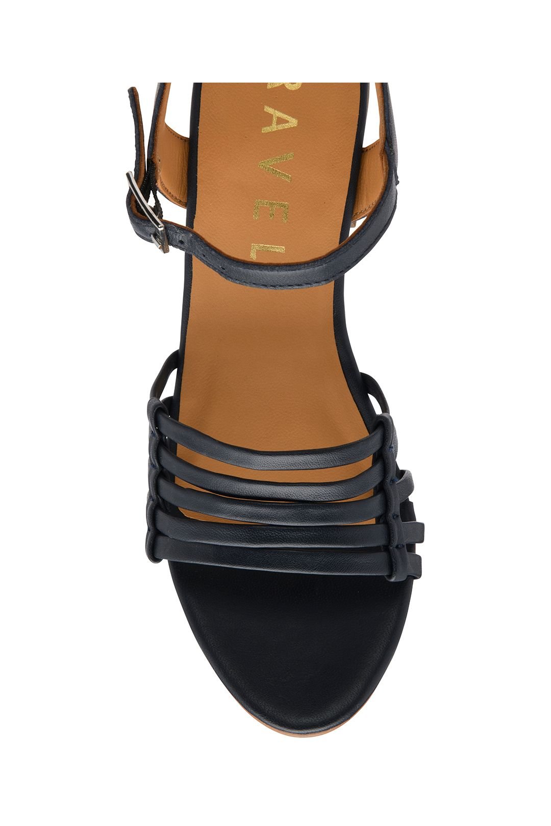 Ravel Ravel Women's 'Kiplin' Leather Block-Heel Sandals in Navy - 4