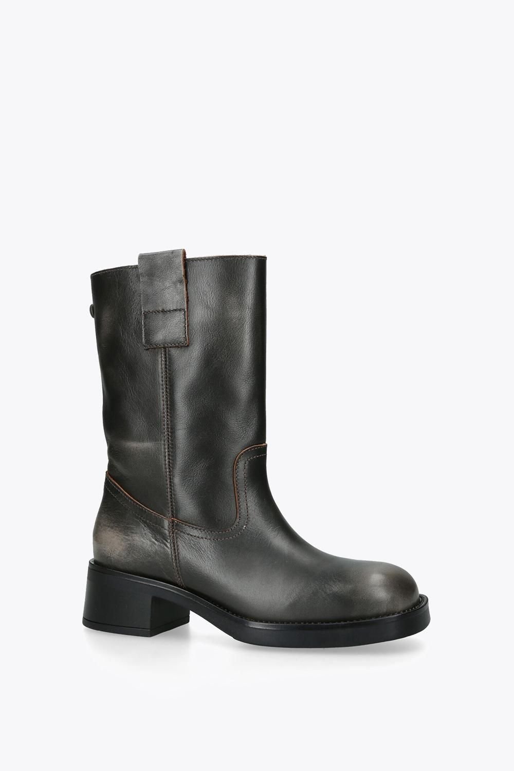 Steve Madden STEVE MADDEN Women's 'Benedict' Leather Boots in Black - 4