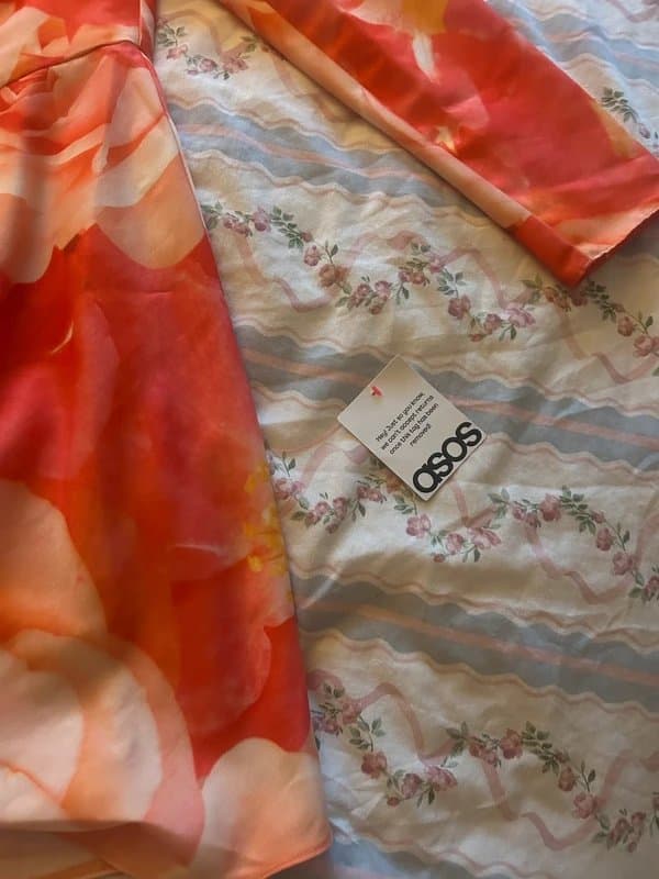 ASOS ASOS luxe - one shoulder asymmetric floral dress