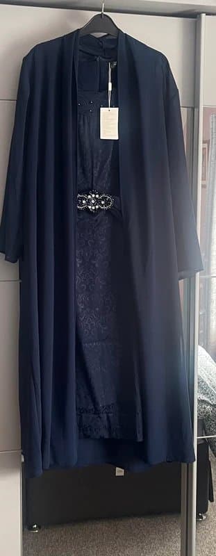 Three Seasons Navy dress & jacket
