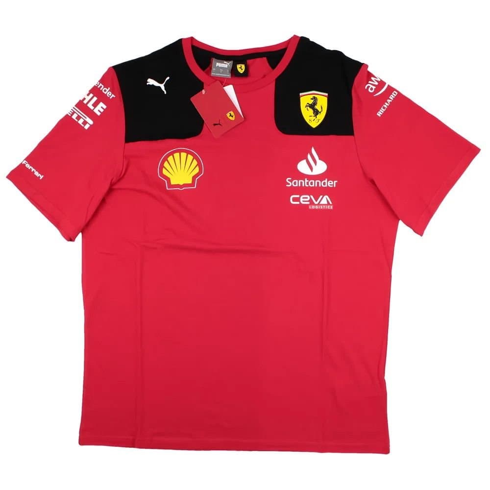 Scuderia Ferrari Scuderia Ferrari Men's Personalised 2023 Team Tee Red