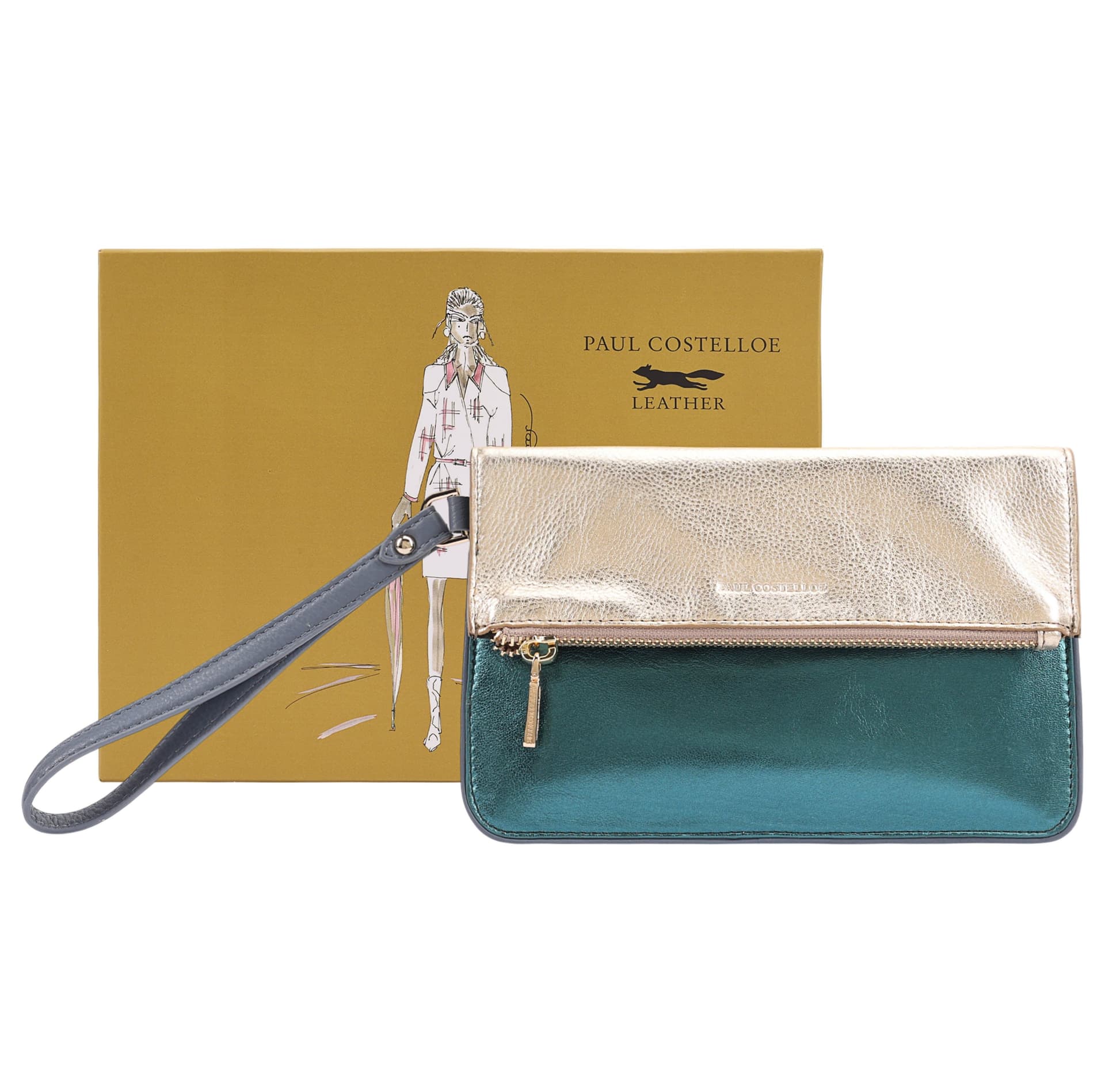 Paul Costelloe Paul Costelloe Women's Faye Purse in Gold