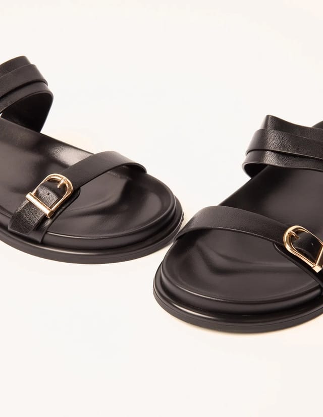 Blue Vanilla Buckled Strap Sandals - 3