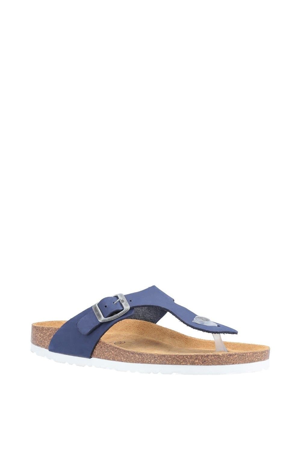 Hush Puppies Hush Puppies Women's 'Kayla' Leather Sandals in Navy