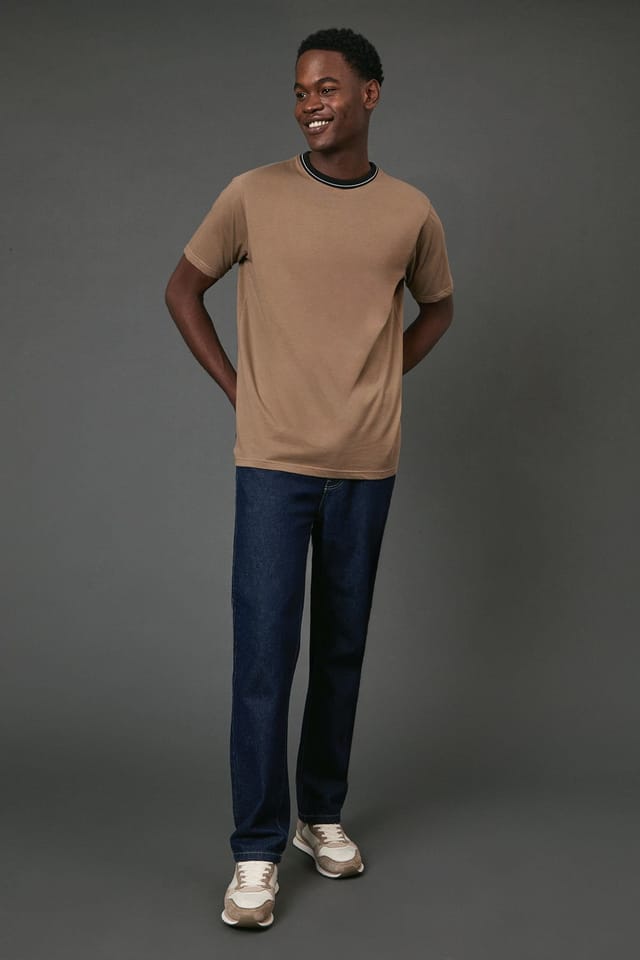 Burton Burton Men's Mocha Neck Trim T-Shirt - 2