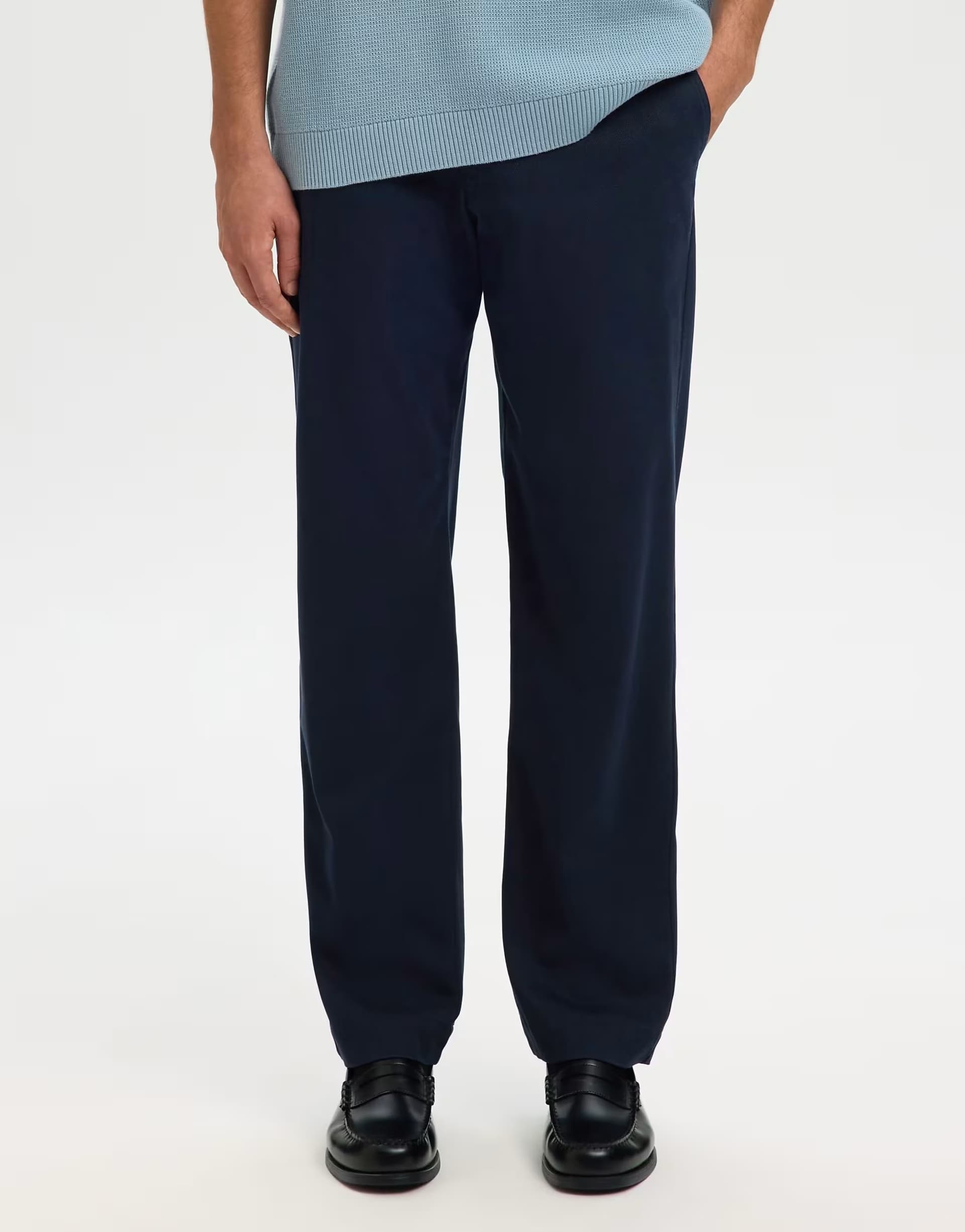 ASOS Selected Straight-leg trousers in sky captain