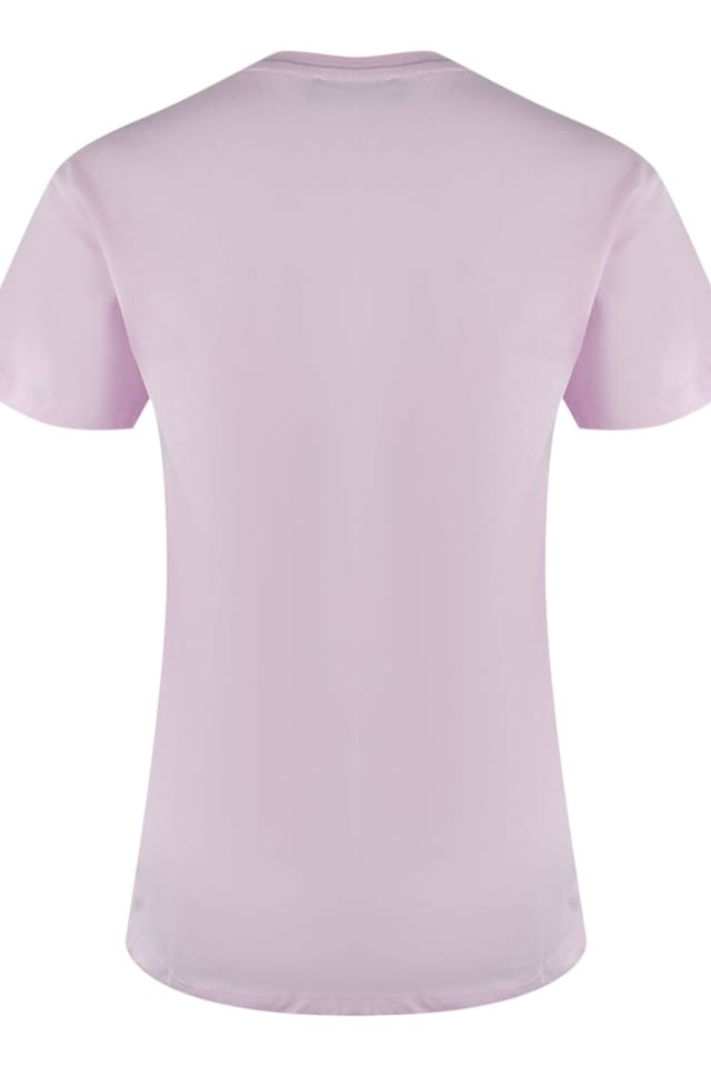 Love Moschino Love Moschino Women's Small Heart Short Sleeve Round T-shirt in Lilac - 3