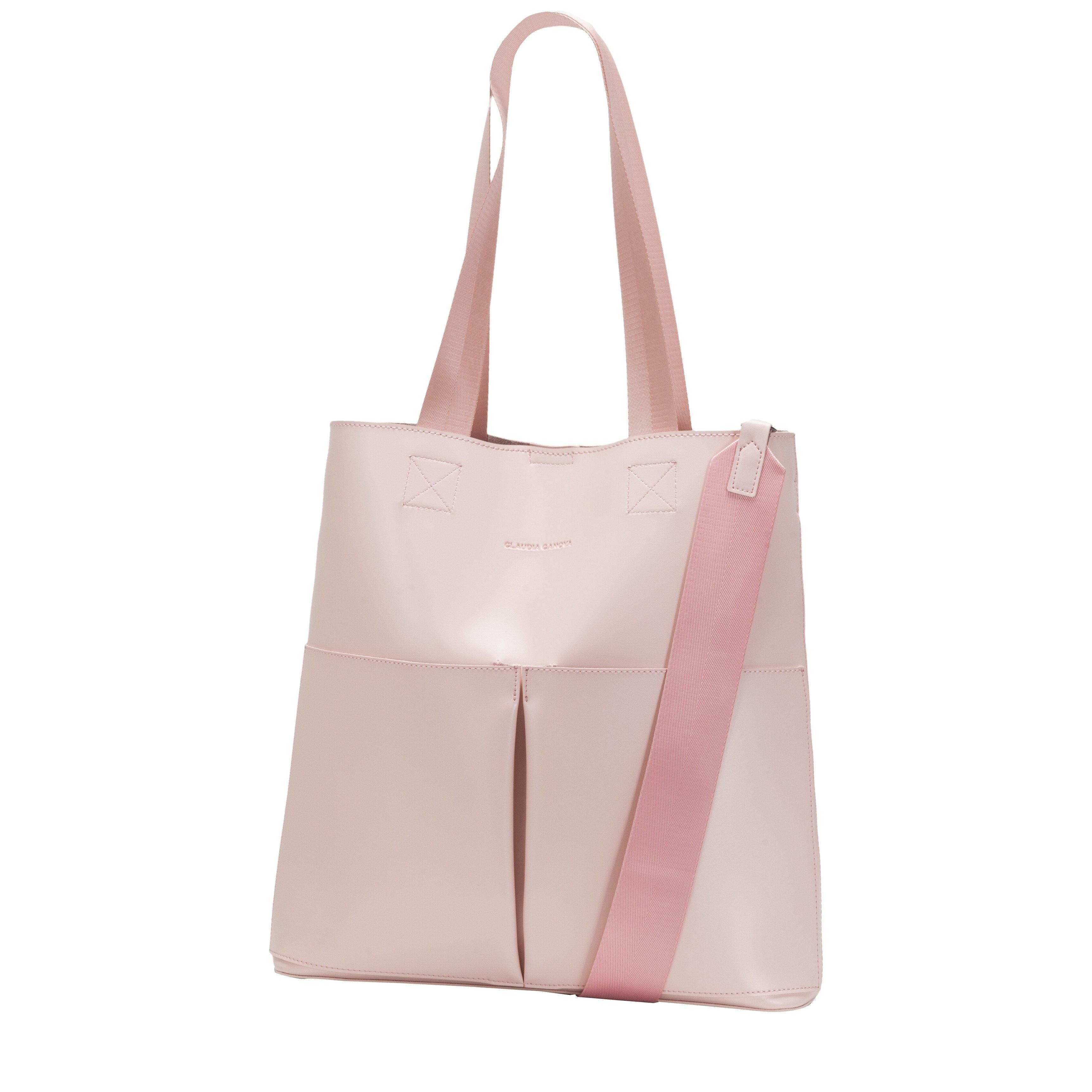 Claudia Canova Claudia Canova Women's Eugenia Twin Strap Twin Pocket Tote Bag in Pink - 3