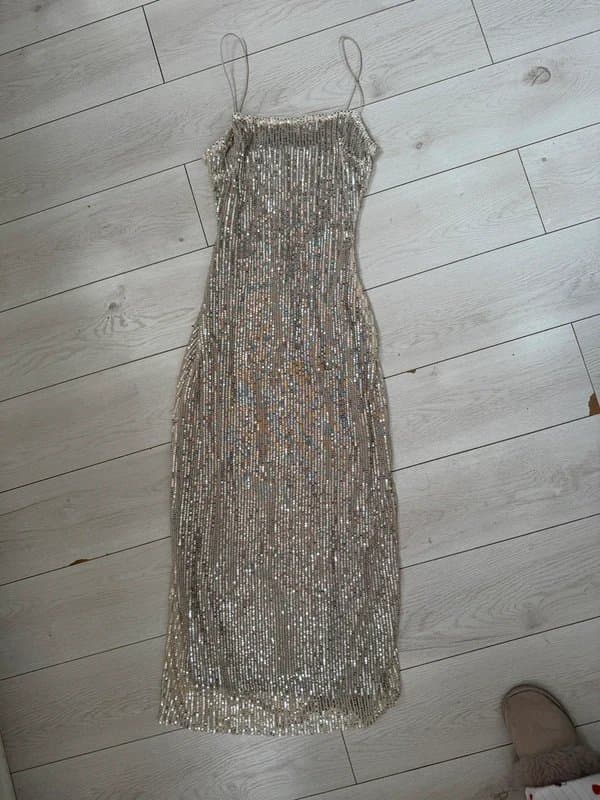 ASOS Sequin bodycon midi dress