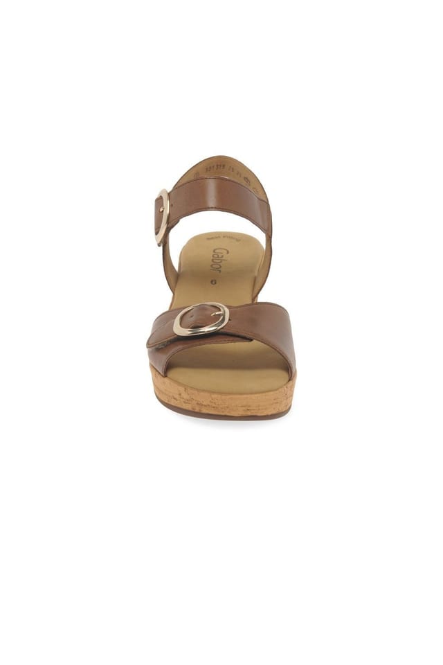 Gabor Gabor Women's 'Fantastica' Heeled Sandals in Camel - 3