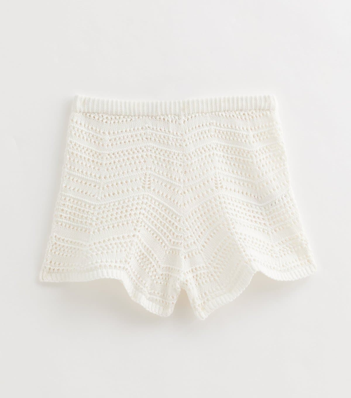 New Look Girls' White Crochet Shorts New Look
