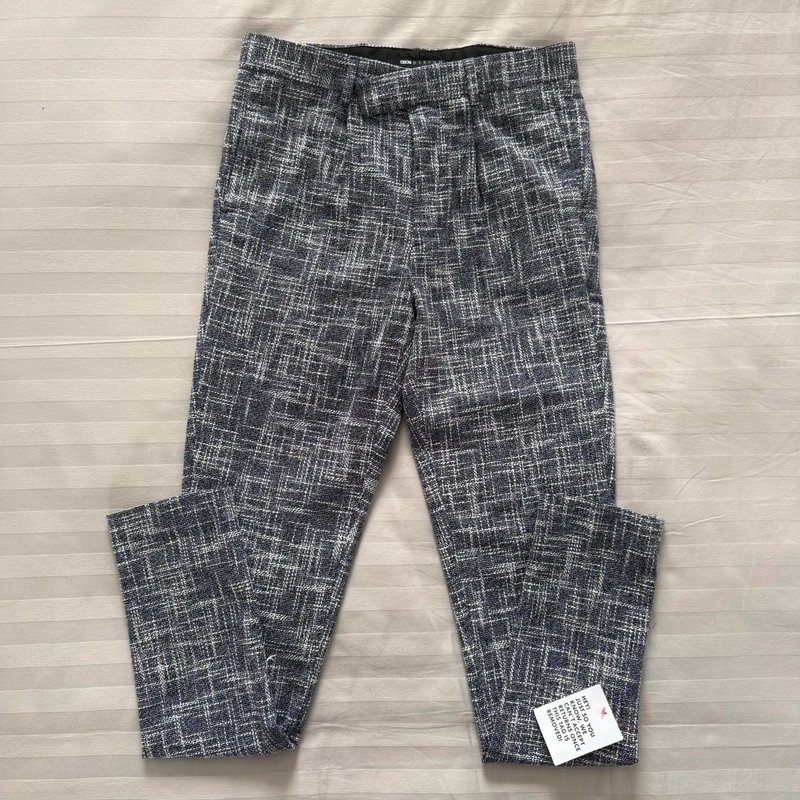 ASOS Design ASOS Design Skinny Trousers in Navy Print - 1