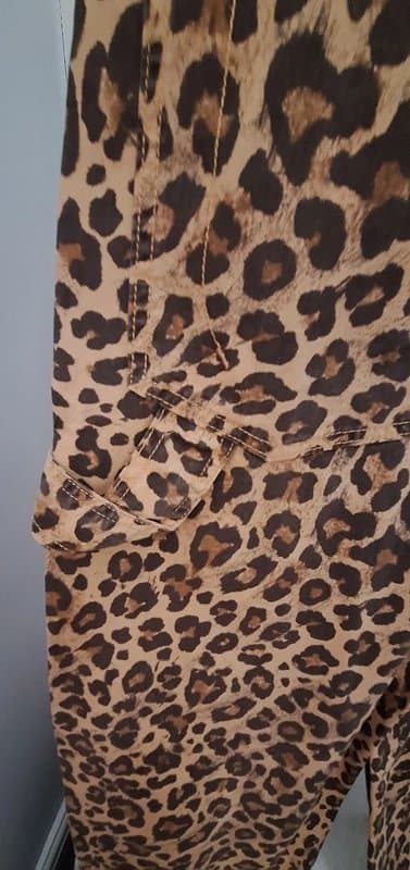 Bershka Ladies Leopard print Jeans