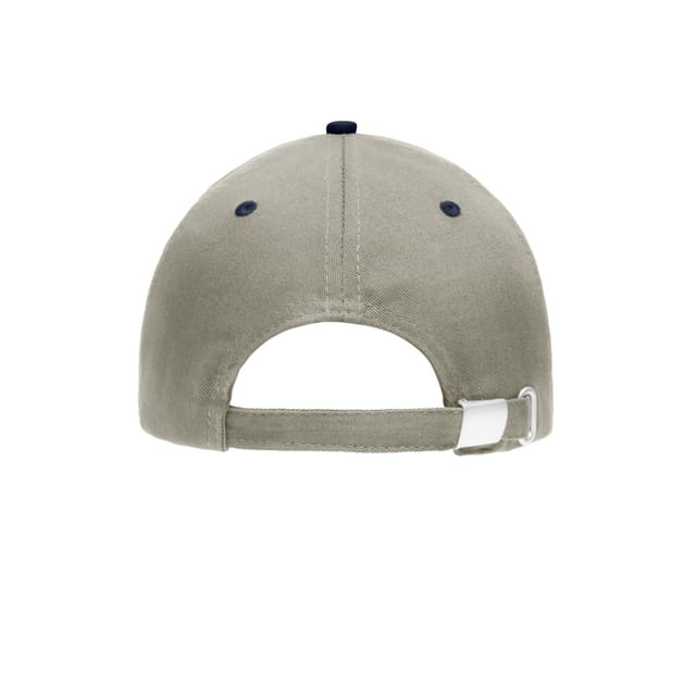 Myrtle Beach Myrtle Beach Men's 5 Panel Sandwich Peak Baseball Cap in Light Beige - 2