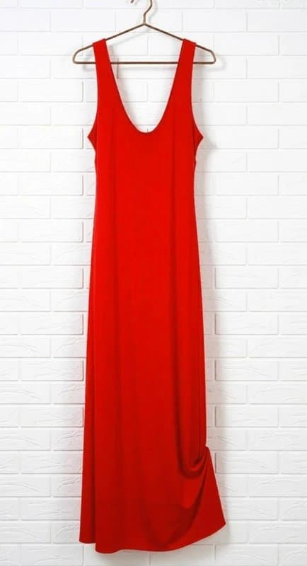 Never Fully Dressed Never Fully Dressed Elegant Red Maxi Dress