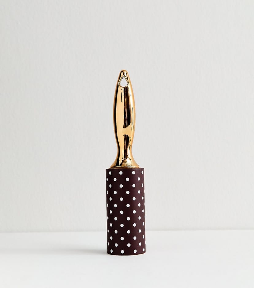 New Look Brown Polka Dot Lint Roller New Look - 1