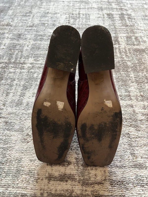 Topshop Burgundy boots