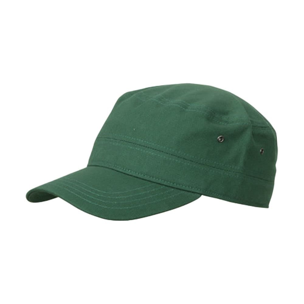 Myrtle Beach Myrtle Beach Men's Cotton Canvas Army Cap in Dark Green