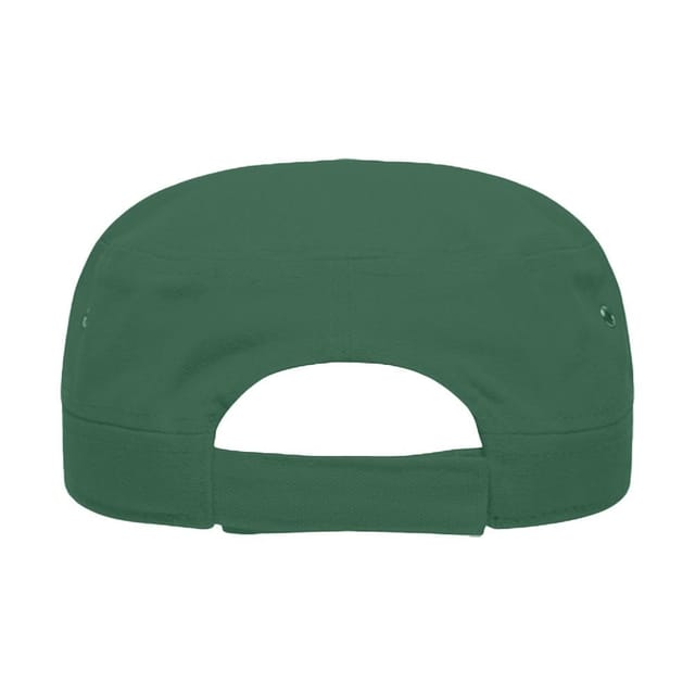 Myrtle Beach Myrtle Beach Men's Cotton Canvas Army Cap in Dark Green - 2