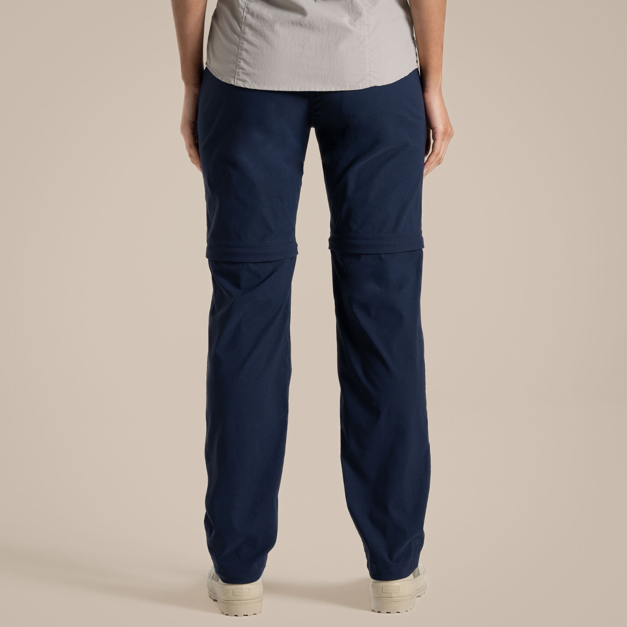 Craghoppers Craghoppers Women's 'Nosilife Pro' Zip-Off Ant Insect Walking Trousers in Navy - 2