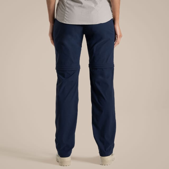 Craghoppers Craghoppers Women's 'Nosilife Pro' Zip-Off Ant Insect Walking Trousers in Navy - 2