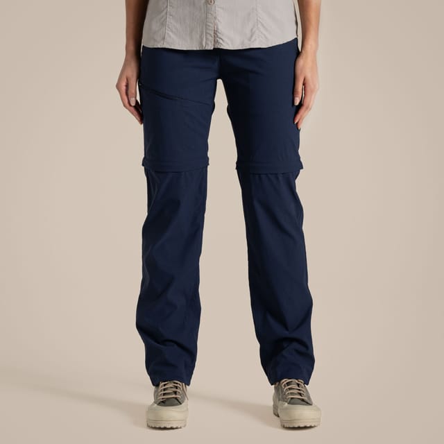 Craghoppers Craghoppers Women's 'Nosilife Pro' Zip-Off Ant Insect Walking Trousers in Navy - 3